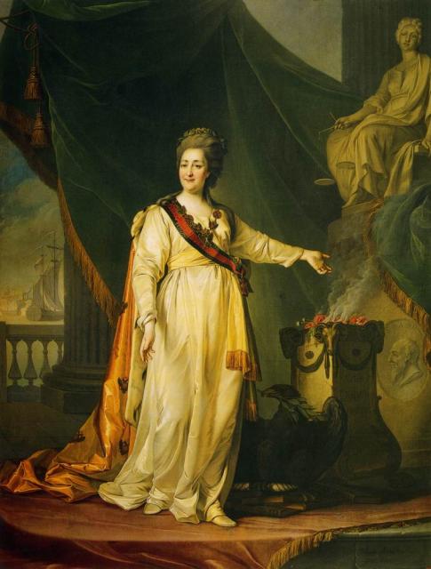 Левицкий Д.Г. Екатерина II – законодательница в храме богини Правосудия. 1783. Левицкий Д.Г. Екатерина II – законодательница в храме богини Правосудия. 1783.